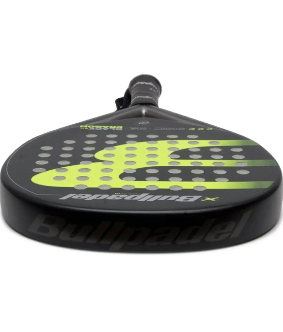 Pala de pádel bullpadel black dragon 4.0/ negro y verde
