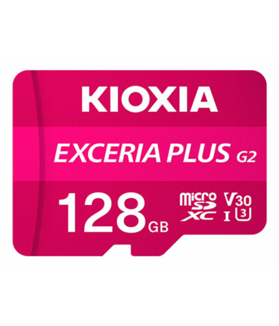 Micro sd kioxia 128gb exceria plus g2 uhs-i c10 con adaptador