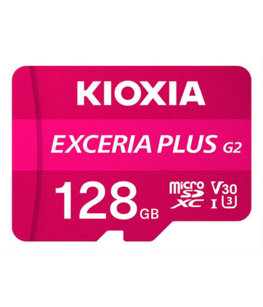 Micro sd kioxia 128gb exceria plus g2 uhs-i c10 con adaptador