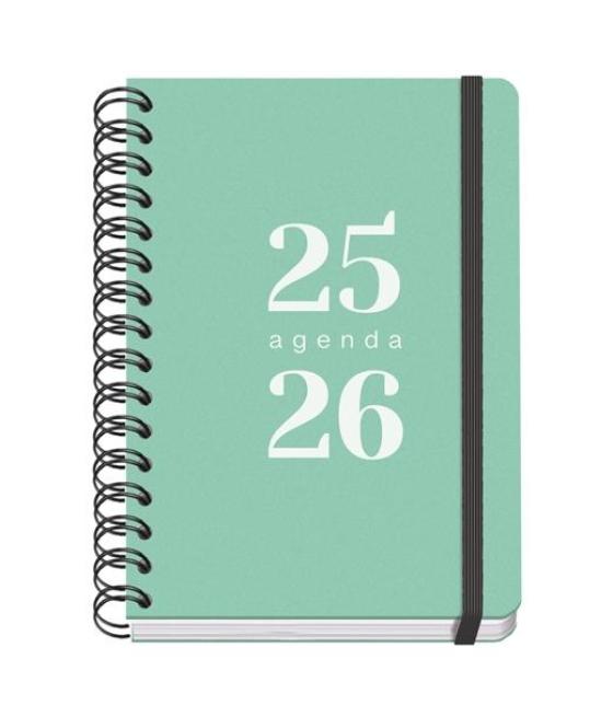 Dohe agenda escolar grammar a5 espiral doble dp tapa pp verde 2025-2026