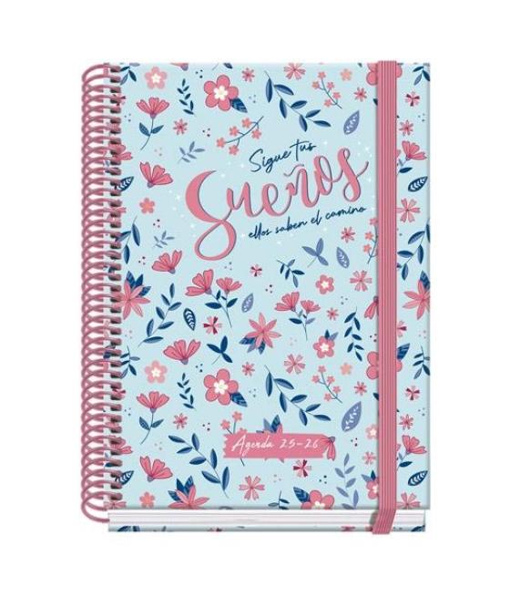 Dohe agenda escolar prime a5 espiral dp blossom 2025-2026