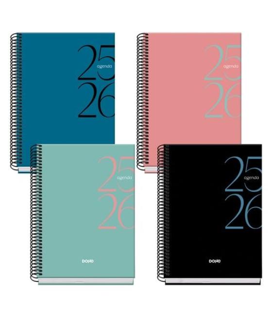 Dohe agenda escolar system a5 espiral sv colores surtidos 2025-2026