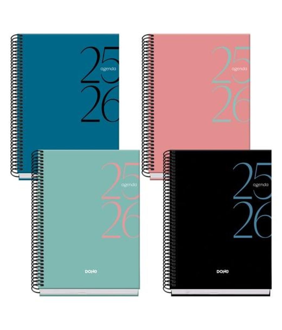 Dohe agenda escolar system a5 espiral sv colores surtidos 2025-2026