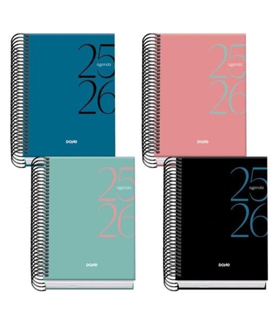 Dohe agenda escolar system a6 espiral dp colores surtidos 2025-2026