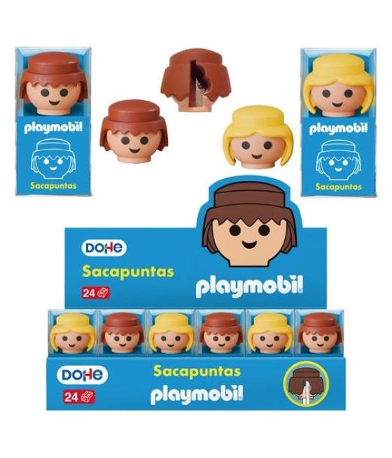 Dohe sacapuntas playmobil surtido expositor 24 ud