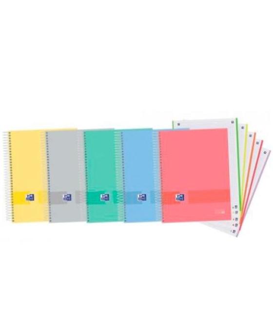 Oxford cuaderno &you europeanbook 5 white&erase 120h a4+ 5x5 microperforado t/extradura c/surtidos