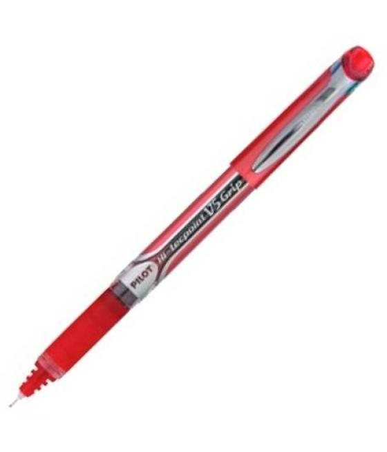 Pilot roller tinta líquida v-5 grip hi-tecpoint rojo