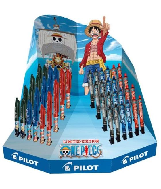 Pilot bolígrafos tinta borrable frixion ball / ball plus ed.limitada one piece surtido expositor 48 ud