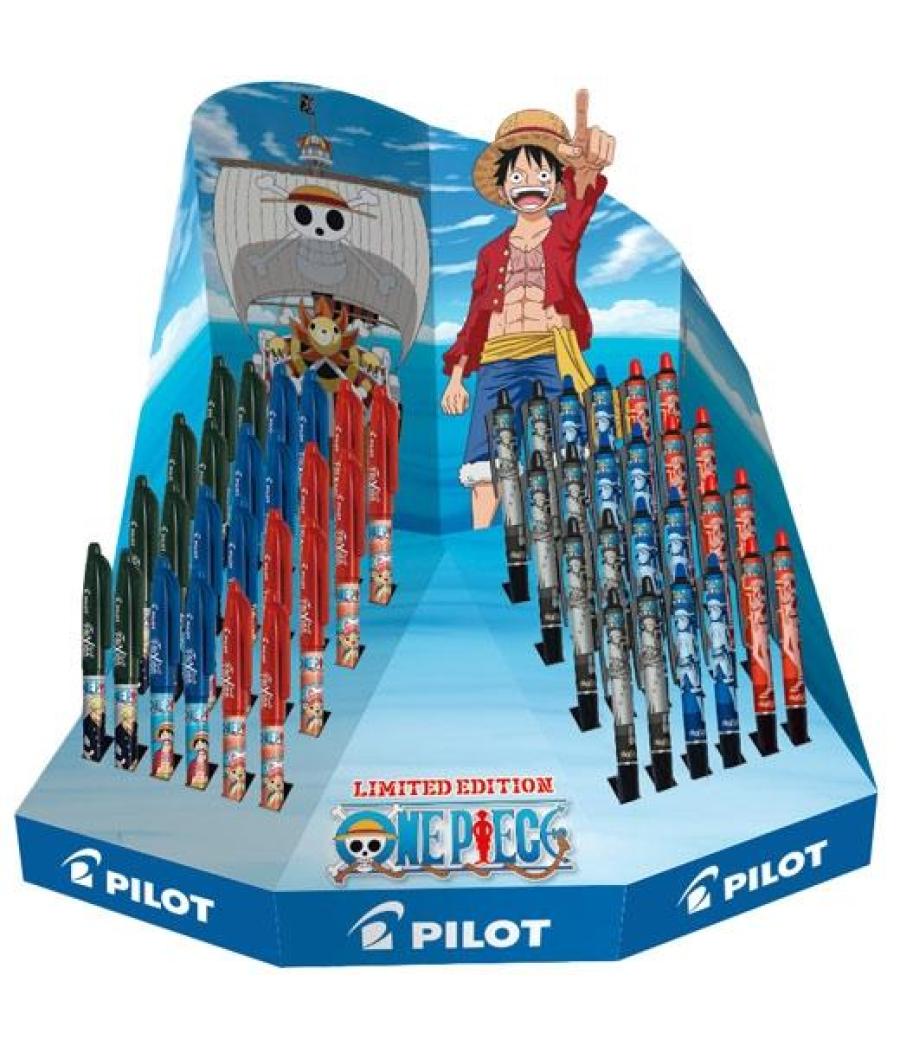 Pilot bolígrafos tinta borrable frixion ball / ball plus ed.limitada one piece surtido expositor 48 ud