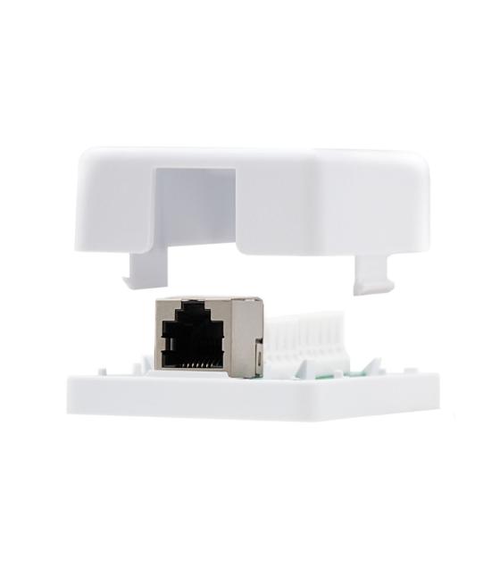 Nanocable roseta superficie cat.6 ftp 1toma blanco