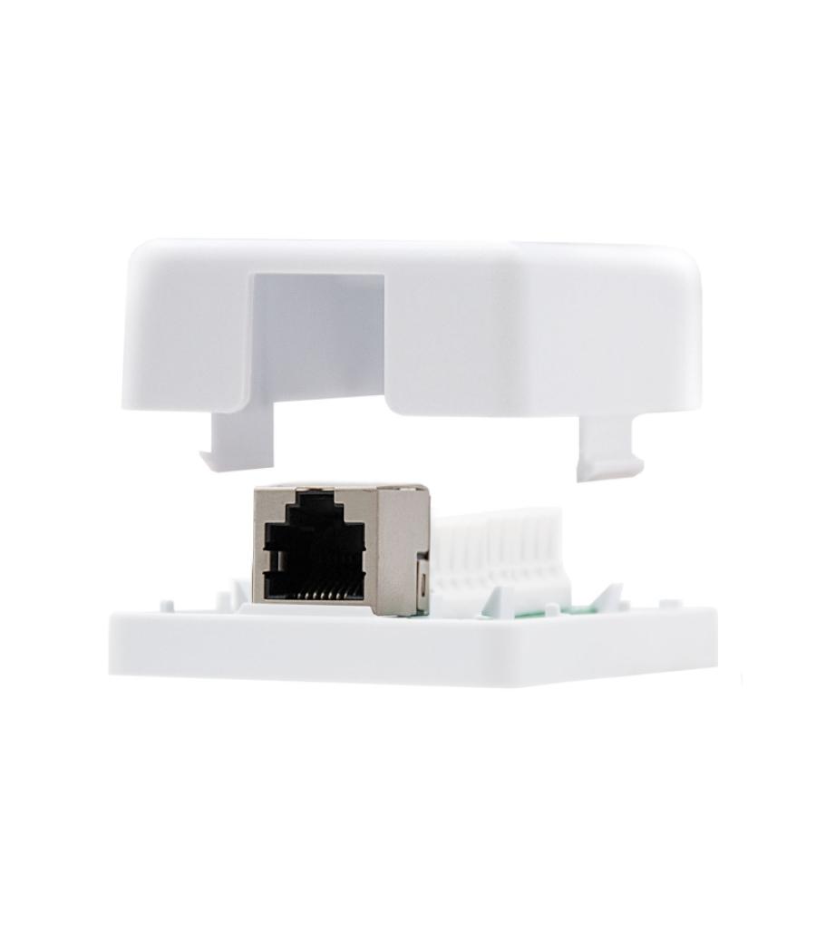 Nanocable roseta superficie cat.6 ftp 1toma blanco