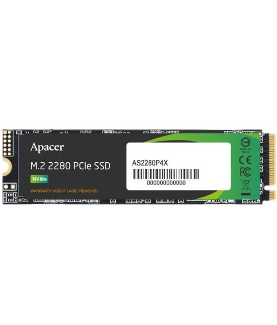 Disco ssd apacer as2280p4x 512gb/ m.2 2280 pcie/ full capacity