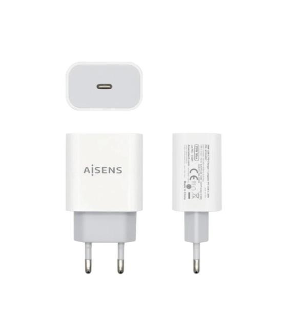 Aisens cargador 20w usb-c pd3.0 1xusb-c blanco
