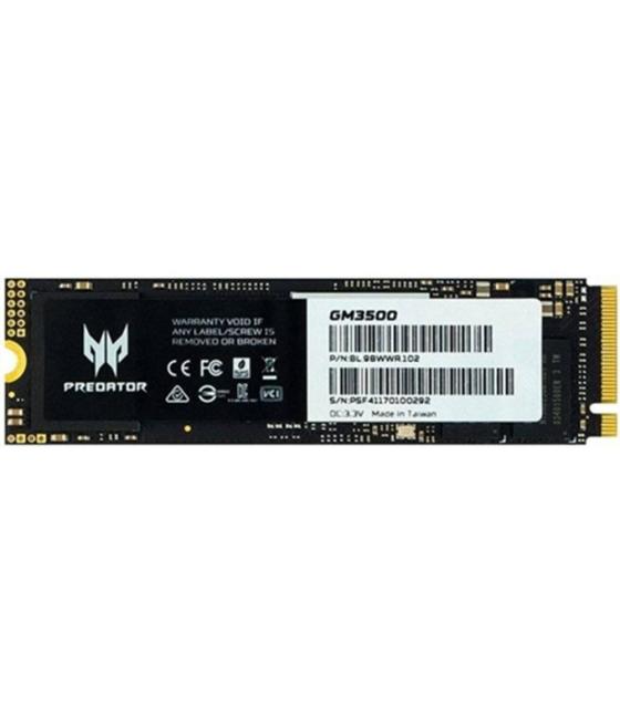 Disco duro interno ssd acer predator gm3500 2tb m.2 pcie