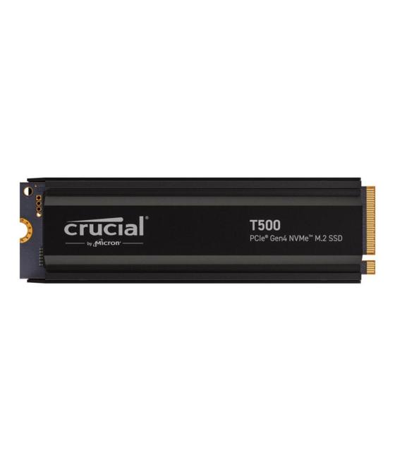 Disco duro interno solido ssd crucial t500 4tb pcie nvme 4.0 x4 con hs