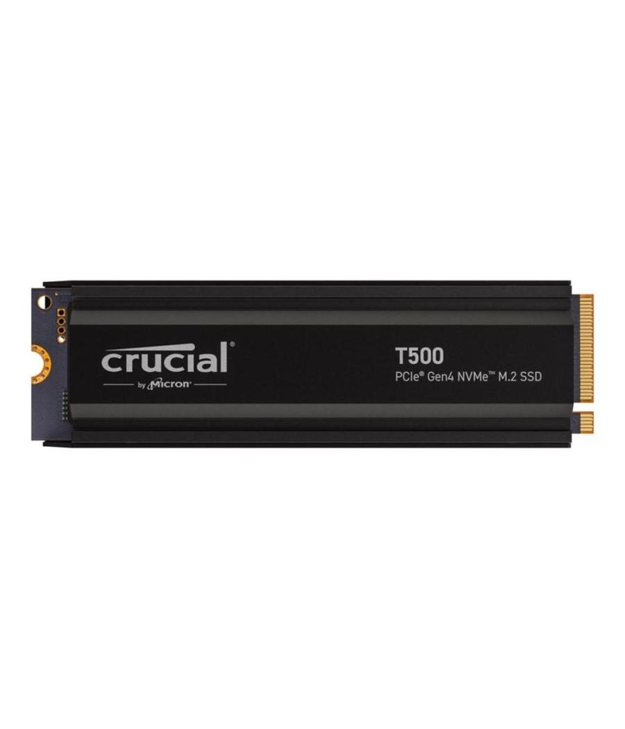 Disco duro interno solido ssd crucial t500 4tb pcie nvme 4.0 x4 con hs