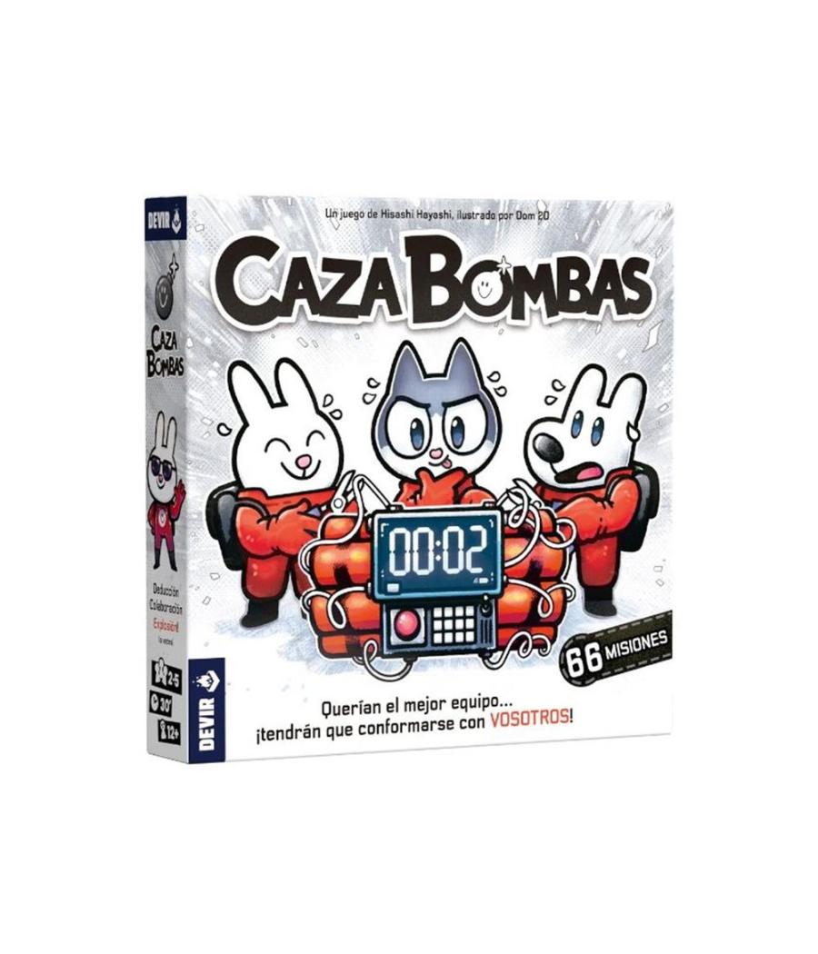 Juego de mesa caza bombas