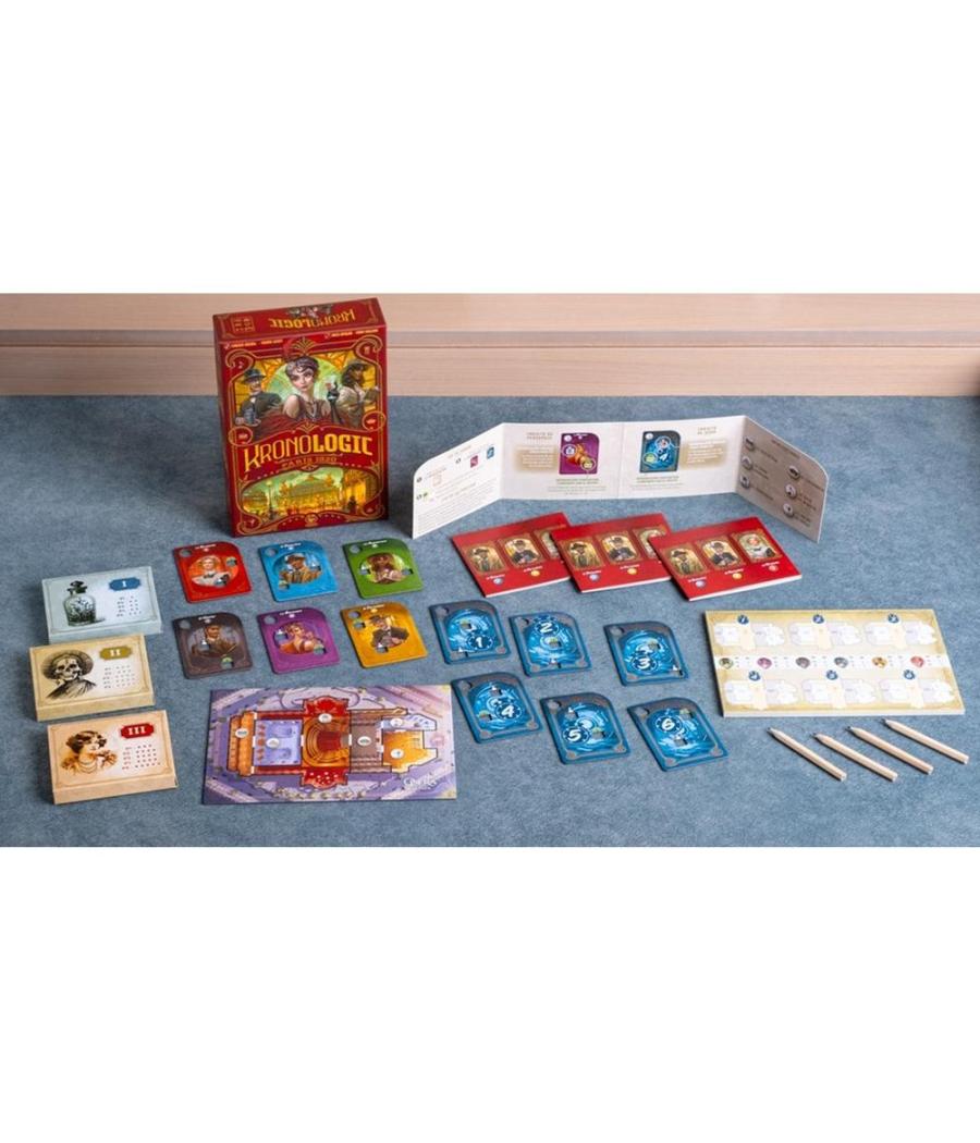 Juego de mesa kronologic: paris 1920