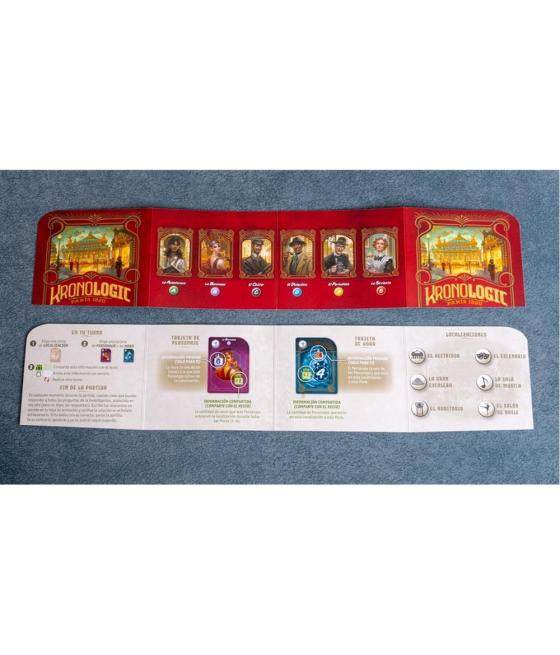 Juego de mesa kronologic: paris 1920