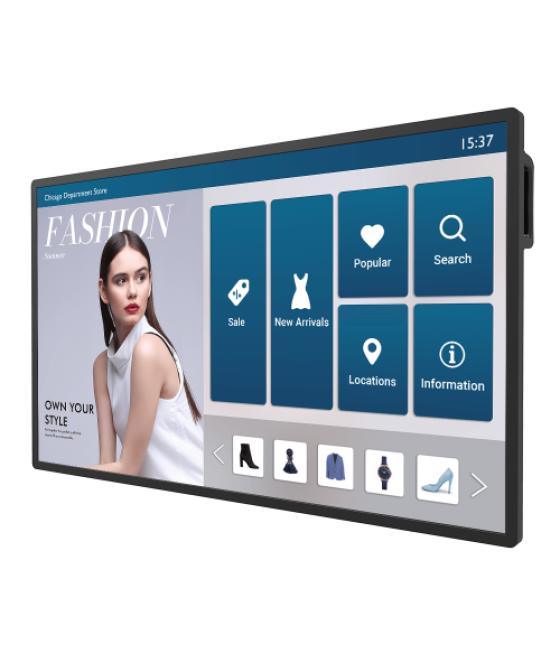 Benq il4301 panel plano interactivo 109,2 cm (43") ads 400 cd / m² 4k ultra hd negro pantalla táctil procesador incorporado andr