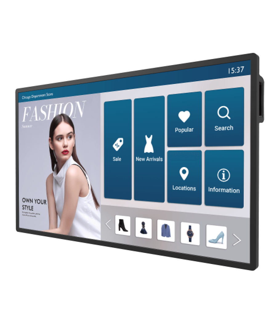 Benq il4301 panel plano interactivo 109,2 cm (43") ads 400 cd / m² 4k ultra hd negro pantalla táctil procesador incorporado andr