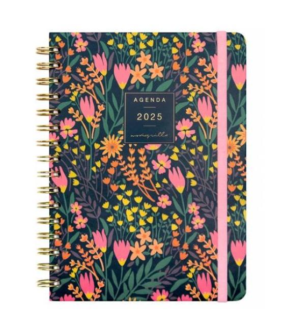 Finocam agenda anual moniquilla espiral e10-155x212mm svh espiga 2025