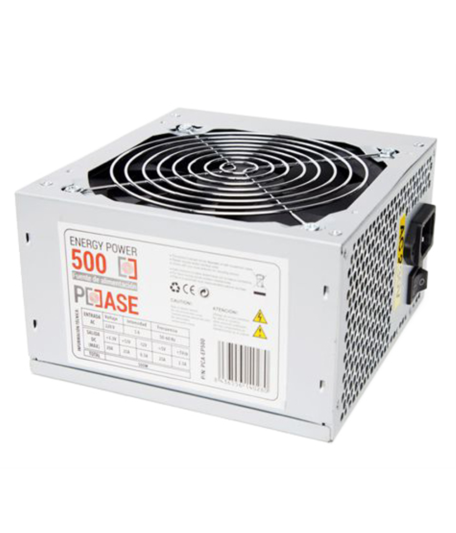 Fuente de alimentacion pc casee ep-500/plata/