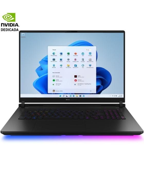Portátil gaming asus rog strix scar 18 g835lr-sa002w intel core ultra 9-275hx/ 64gb/ 2tb ssd/ geforce rtx 5070 ti/ 18'/ win11