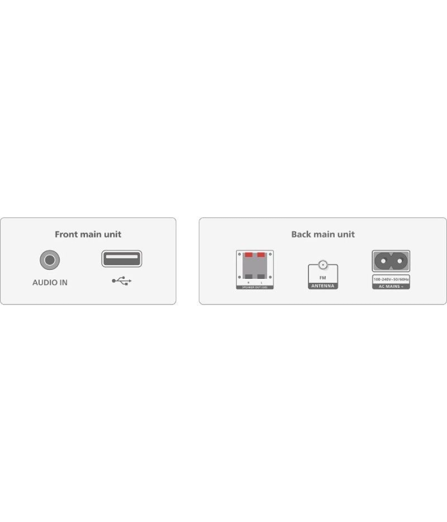 Microcadena con bluetooth philips tam3205m2/ 18w