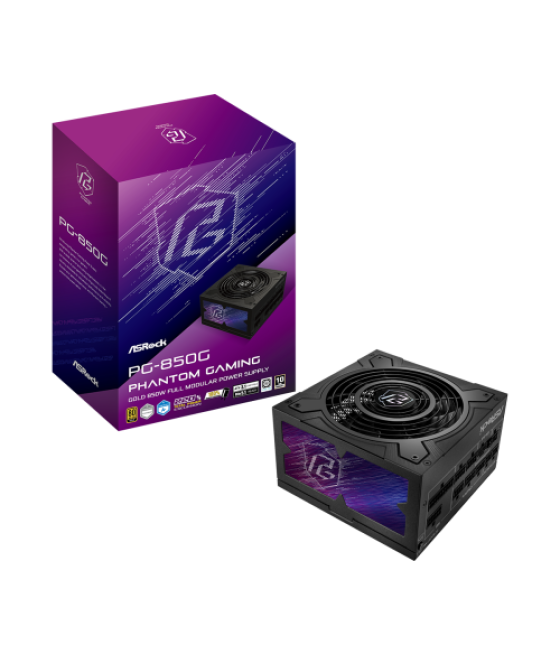 Asrock phantom gaming pg-850g unidad de fuente de alimentación 850 w 20+4 pin atx atx negro