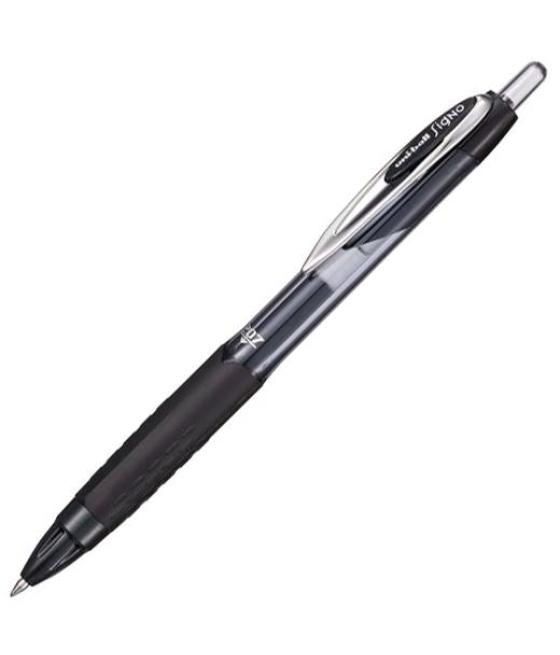 Uniball bolígrafo roller signo umn-207e retráctil 0.7 tinta de gel negro