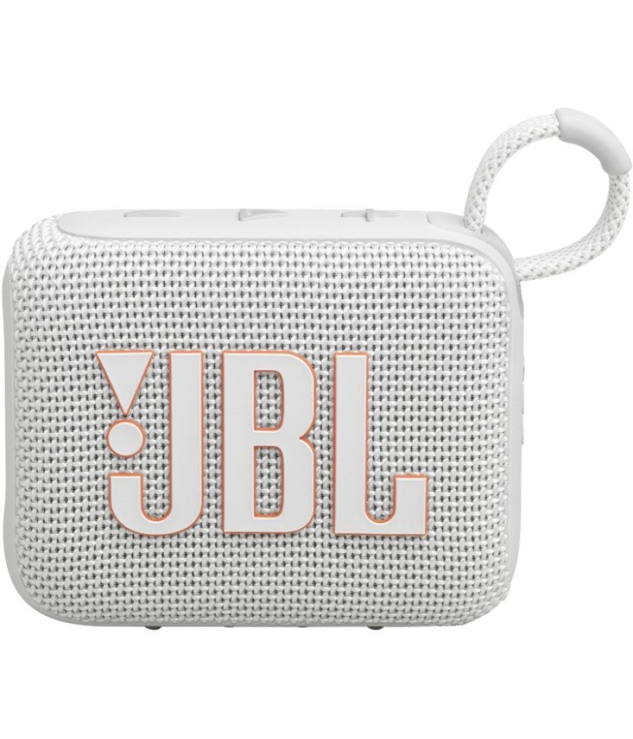 Altavoz con bluetooth jbl go 4/ 4.2w/ 1.0/ blanco