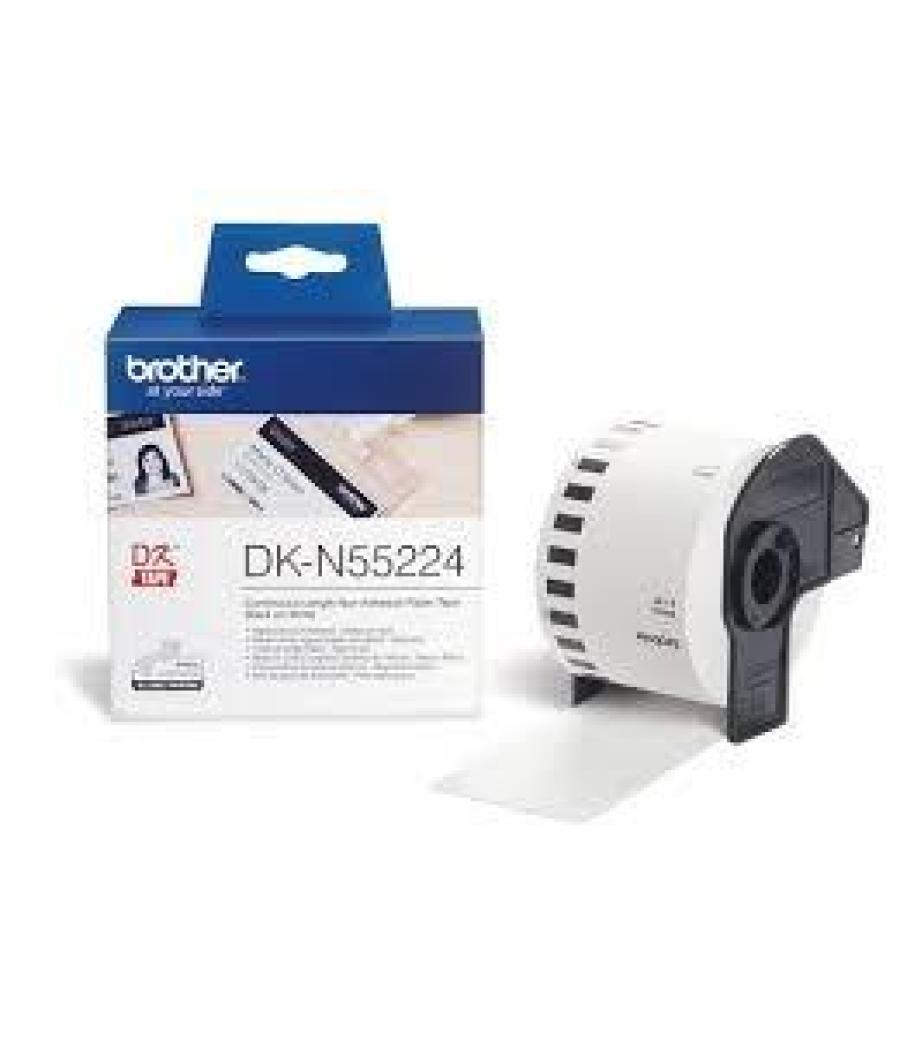 Brother cinta de papel continuo blanca, 54 mm x 30,48m