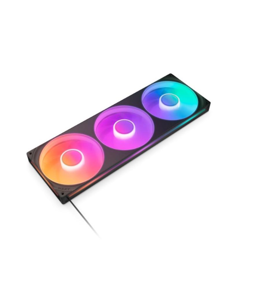 Ventilador caja nzxt f420rgb core fan (single frame) - black - rf-u42hf-b1