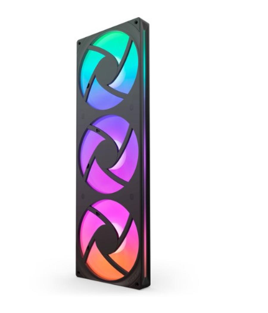 Ventilador caja nzxt f420rgb core fan (single frame) - black - rf-u42hf-b1