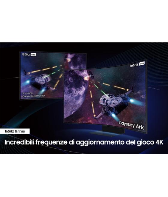 Samsung odyssey s55cg970nu pantalla para pc 139,7 cm (55") 3840 x 2160 pixeles 4k ultra hd led negro