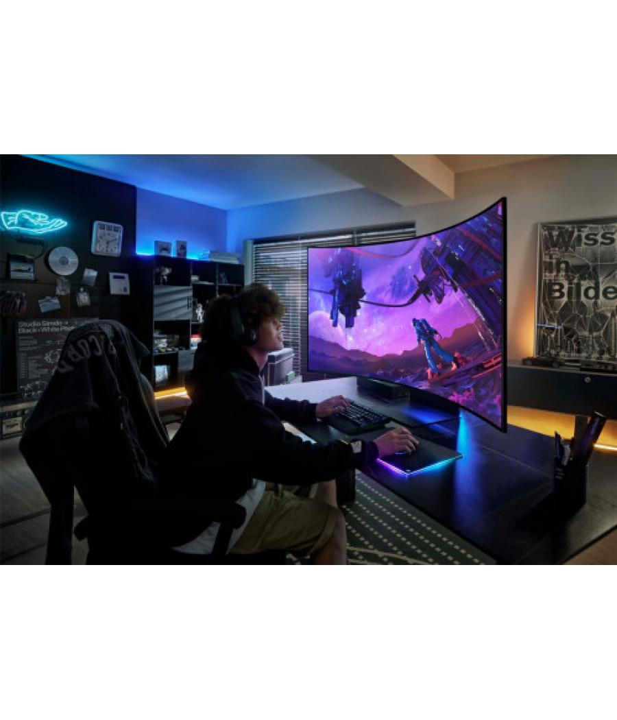 Samsung odyssey s55cg970nu pantalla para pc 139,7 cm (55") 3840 x 2160 pixeles 4k ultra hd led negro