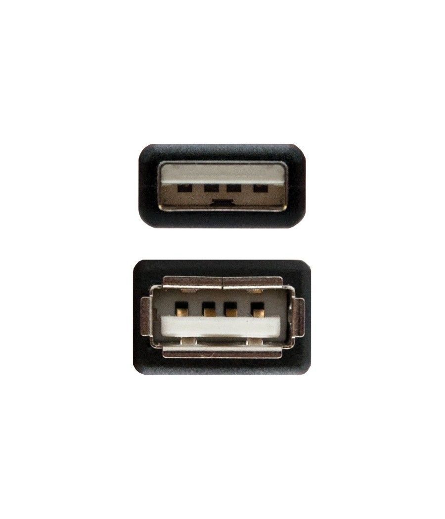 Nanocable Cable USB 2.0, tipo A/M-A/H, Negro, 3m - Imagen 6