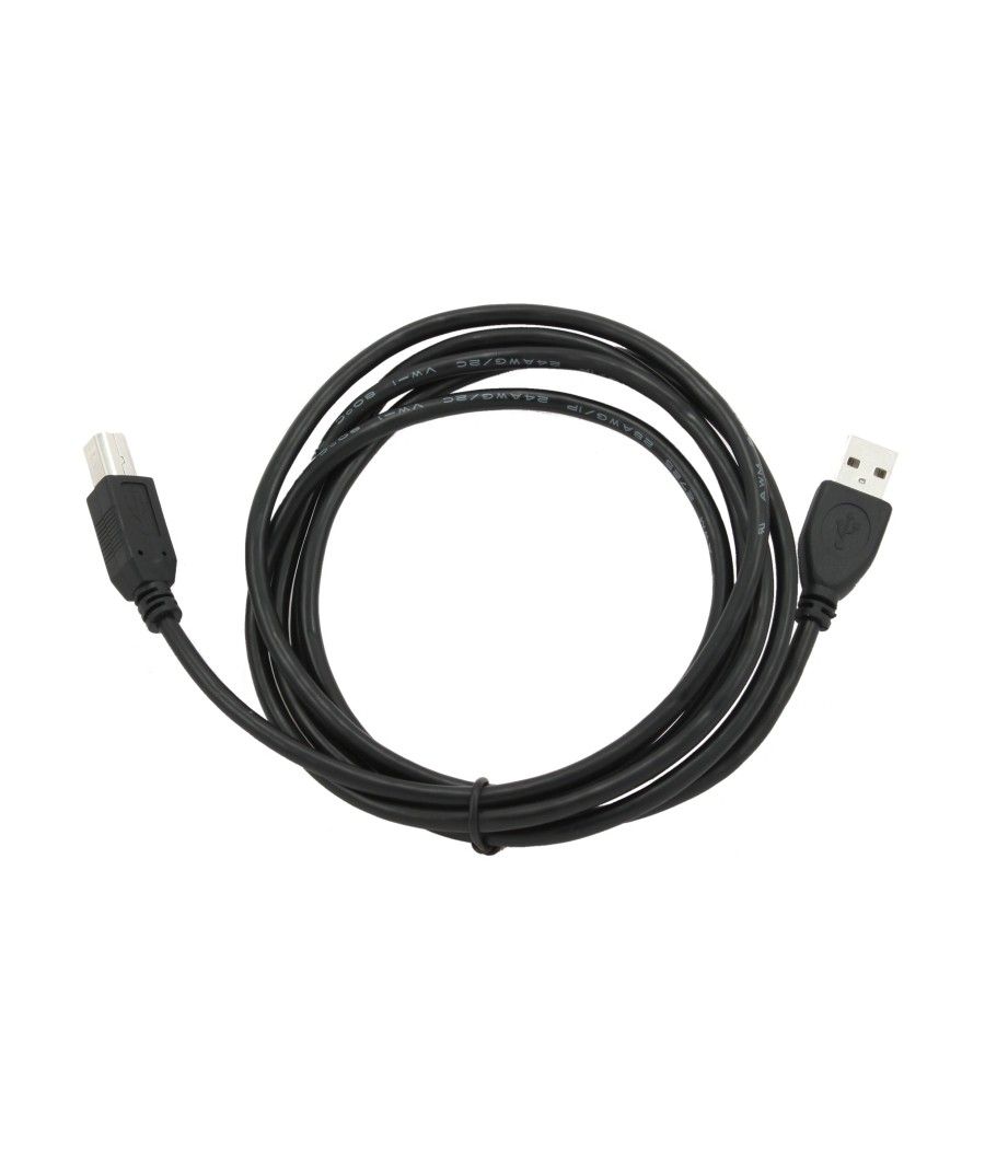 Gembird Cable USB 2.0 Tipo A/M-B/M 1.8 Mts Negro - Imagen 2