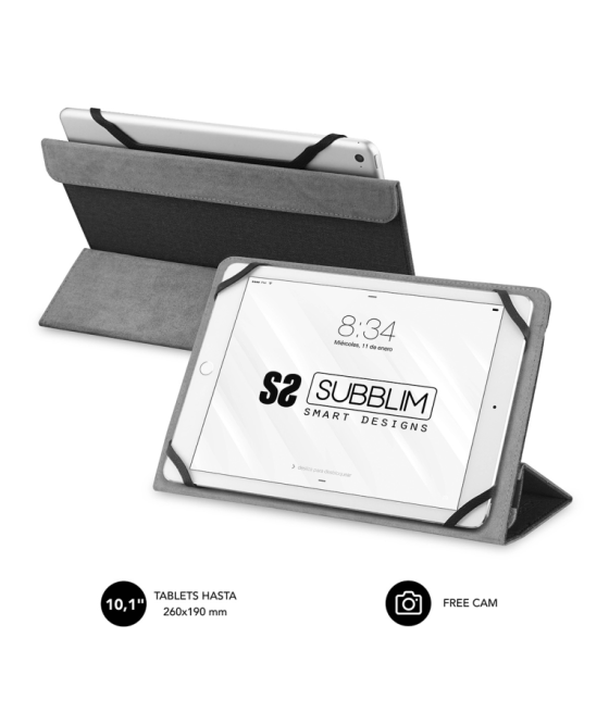 Funda tablet subblim freecam case 10,1" black