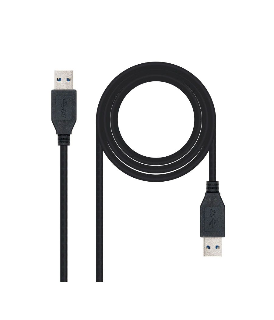 Nanocable Cable USB 3.0, tipo A/M-A/M, Negro, 1m - Imagen 4