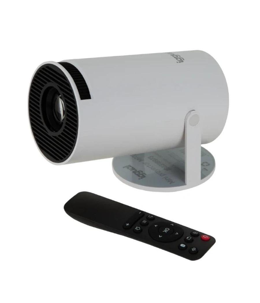 Iggual pack mini proyector + pantalla 120" plegabl