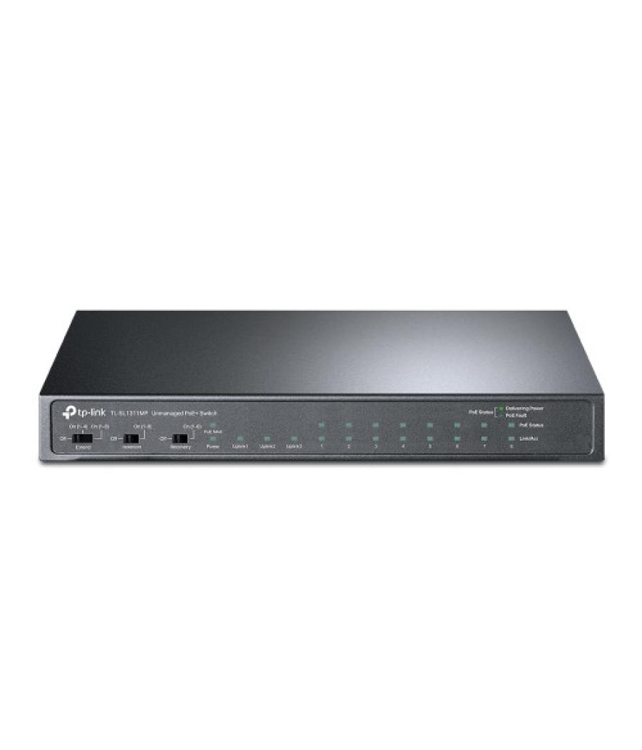 Tp-link tl-sl1311mp switch no administrado fast ethernet (10/100) energía sobre ethernet (poe) negro