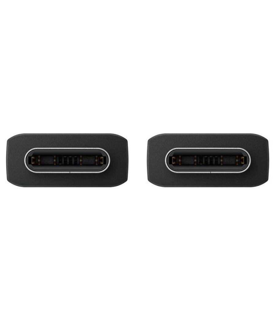 Cable usb 2.0 tipo-c samsung ep-dx310jbegeu/ usb tipo-c macho - usb tipo-c macho/ 1.8m/ negro