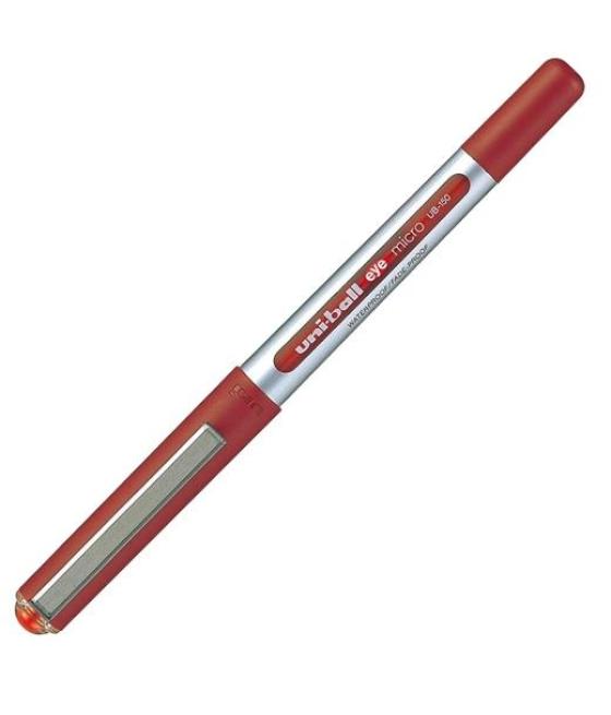 Uniball rollerball eye micro ub-150 0.5mm rojo caja 12 ud