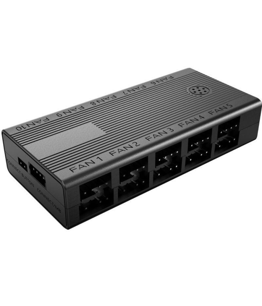 Controlador hub remoto mars gaming mf-hub para ventiladores argb