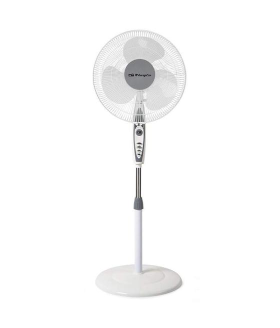 Ventilador de pie orbegozo sf 0147/ 50w/ 3 aspas 40cm/ 3 velocidades