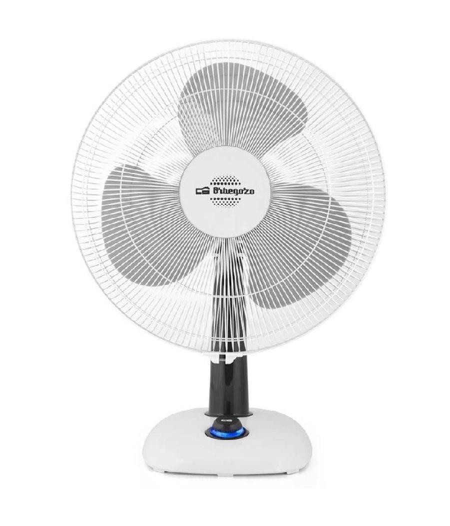 Ventilador de sobremesa orbegozo tf 0133/ 40w/ 3 aspas 30cm/ 3 velocidades