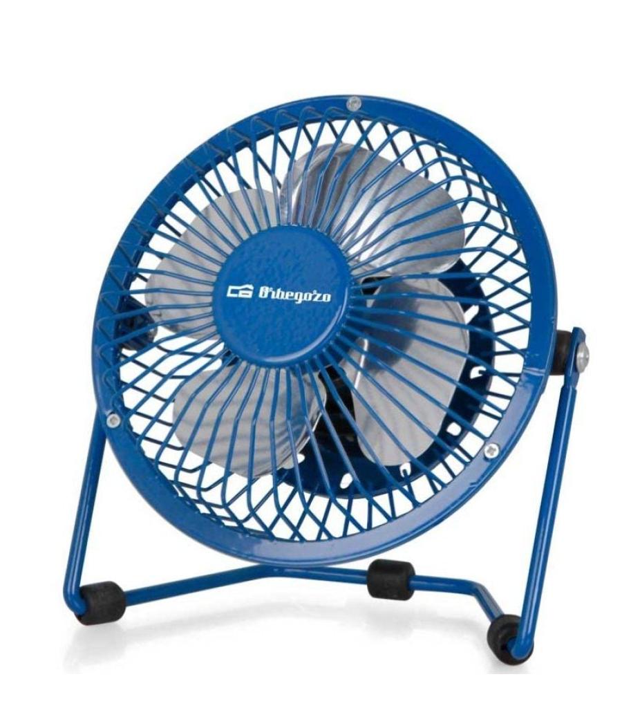 Mini ventilador usb orbegozo pw 1026/ azul