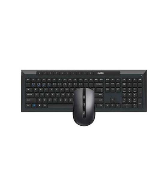 Teclado + raton rapoo 8210m negro inalambrico